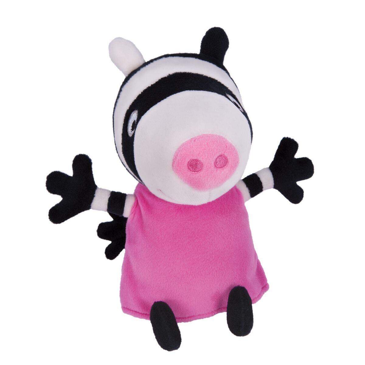 Jazwares Peppa Wutz Zoe Zebra Kuscheltier mit Sound