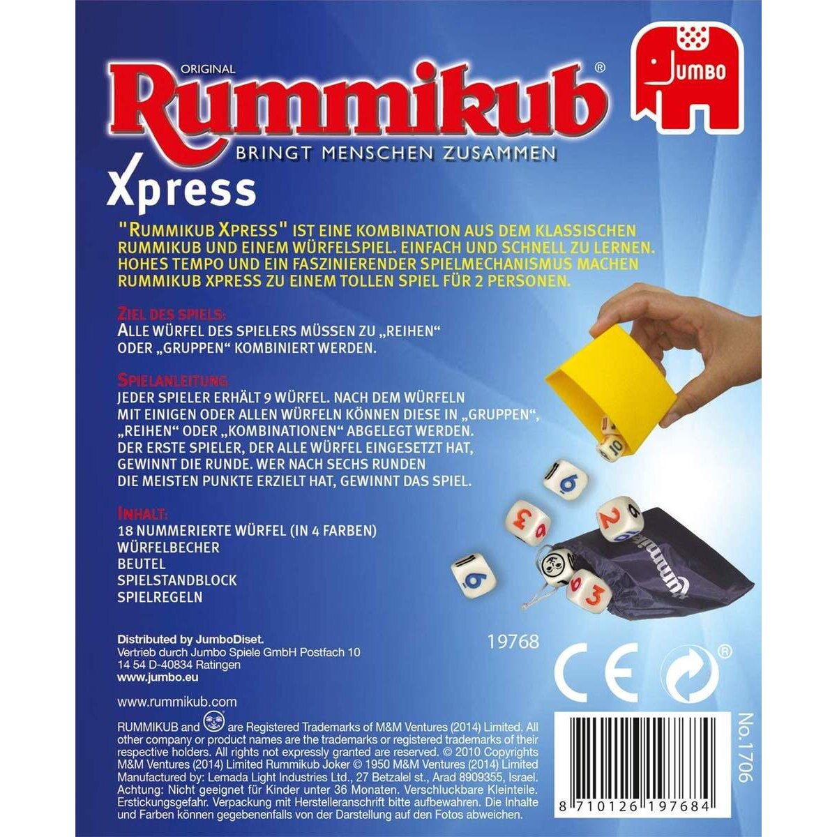 Jumbo Spiele Rummikub Xpress