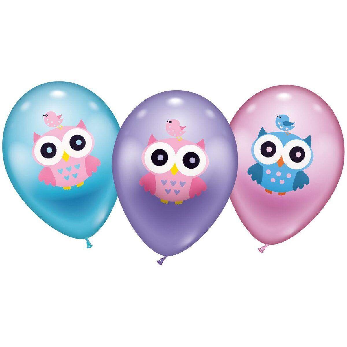 Karaloon 6 Ballons "Eule"