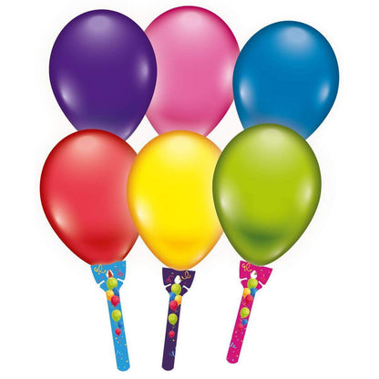 Karaloon 6 Ballons mit Halter