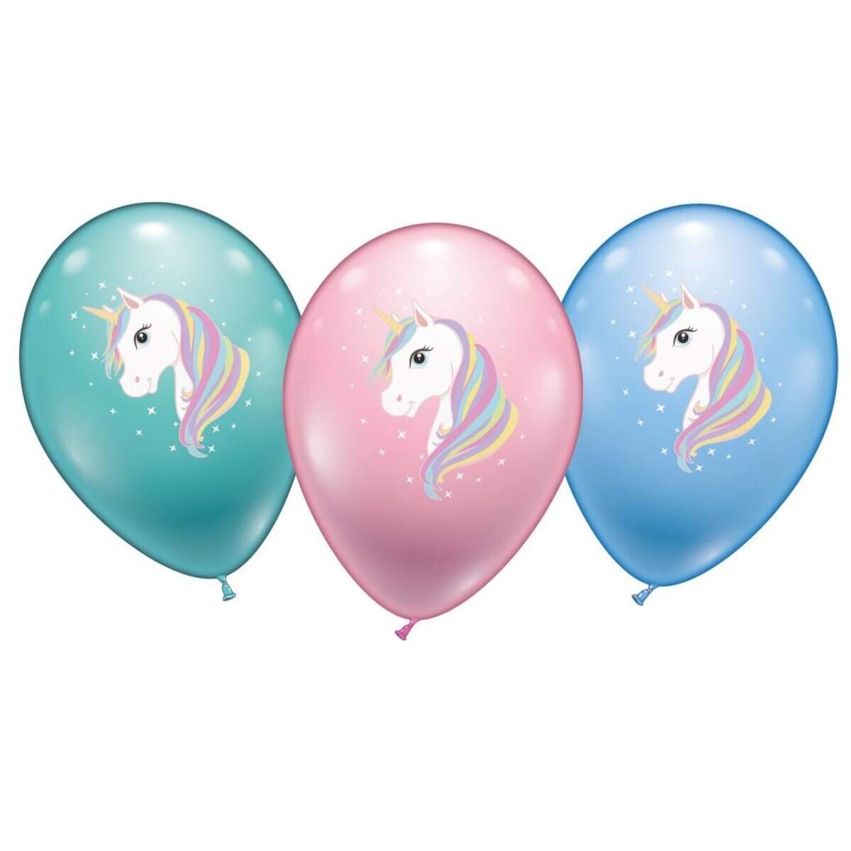 Karaloon Ballon Einhorn Heliumqualität 6 Stück