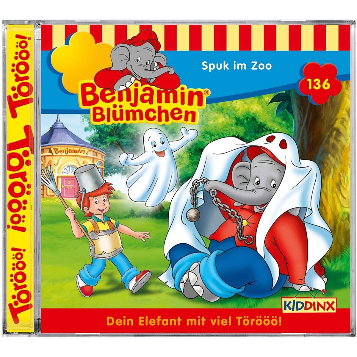 Kiddinx CD Benjamin Blümchen 136 - Spuk im Zoo