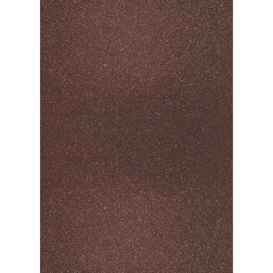 Knorr Prandell Glitterkarton, A4, 200g, mocca