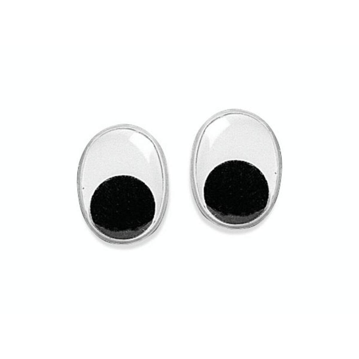 Knorr Prandell Wackelaugen oval, 9 x 7mm, 10 Stück