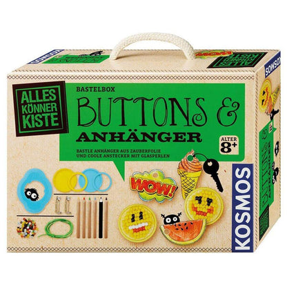 KOSMOS Buttons und Anhänger
