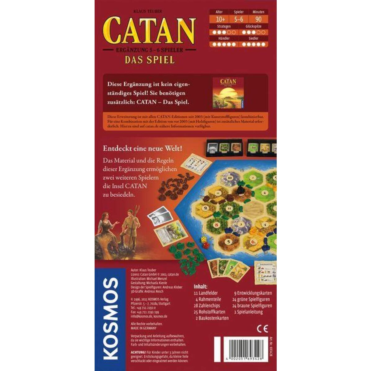 KOSMOS CATAN Ergänzung für 5-6 Spieler