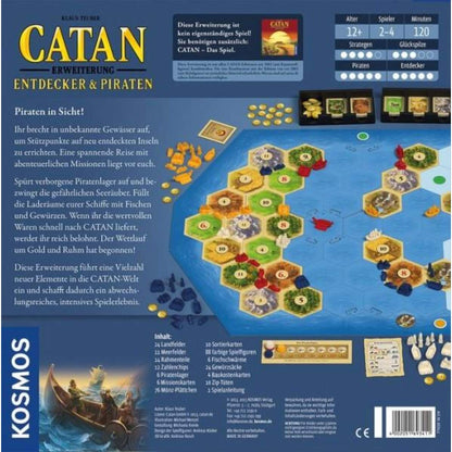 KOSMOS CATAN Erweiterung Entdecker & Piraten