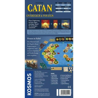 KOSMOS CATAN Erweiterung Entdecker und Piraten
