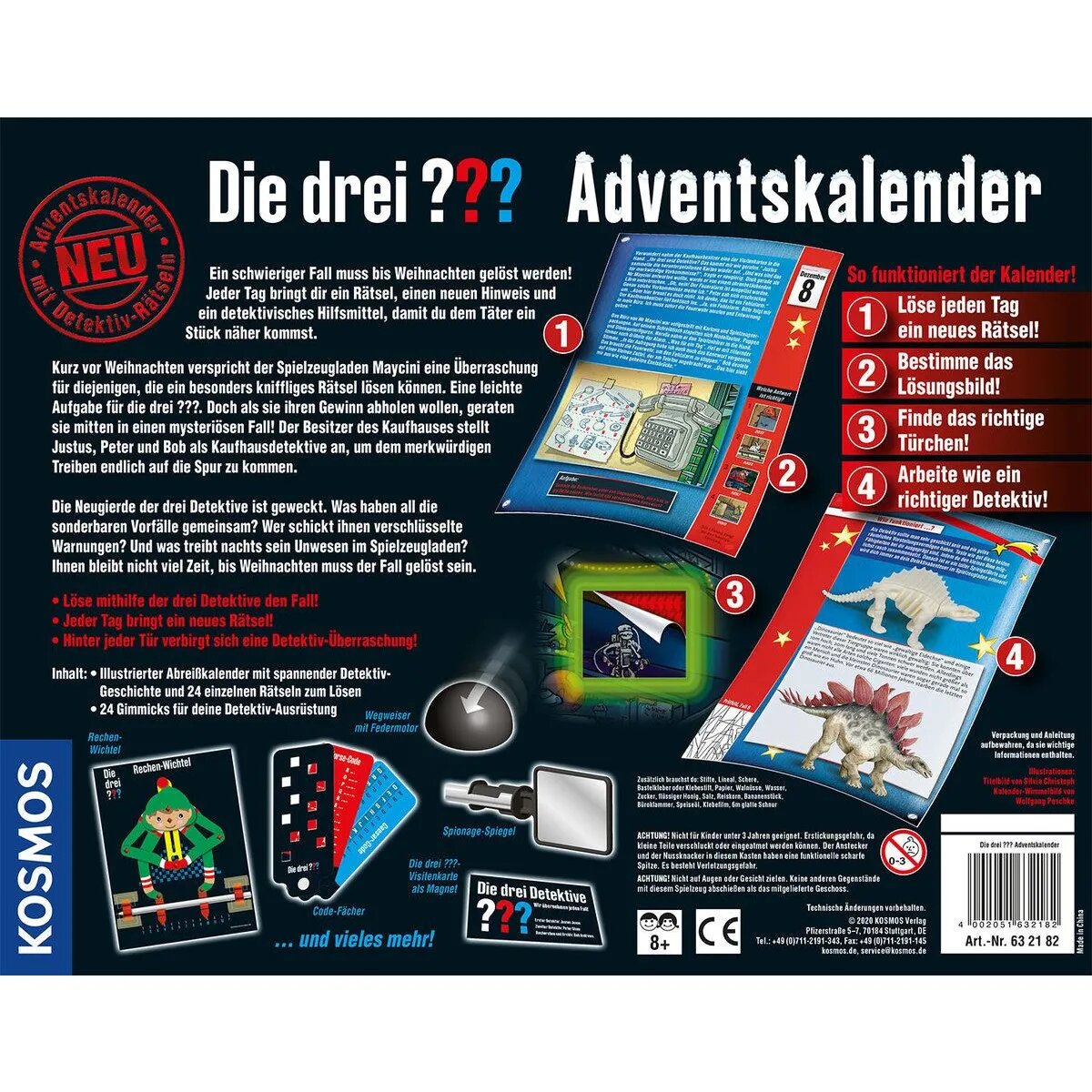 KOSMOS Die drei??? Adventskalender 2020
