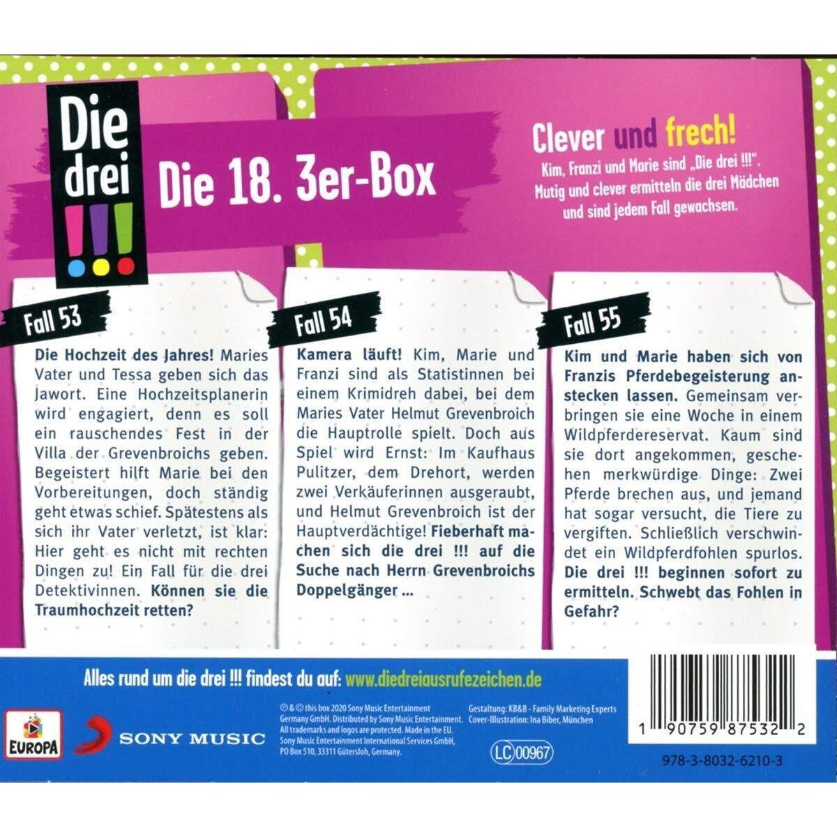 KOSMOS Die drei!!! Die 18.3er Box (Folgen 53,54,55)