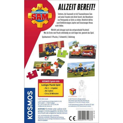 KOSMOS Feuerwehrmann Sam Allzeit bereit! Würfelpuzzle