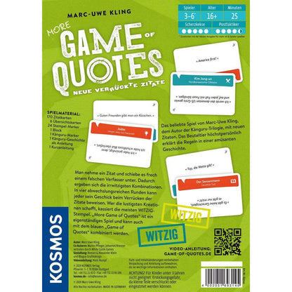 KOSMOS Game of Quotes Neue verrückte Zitate