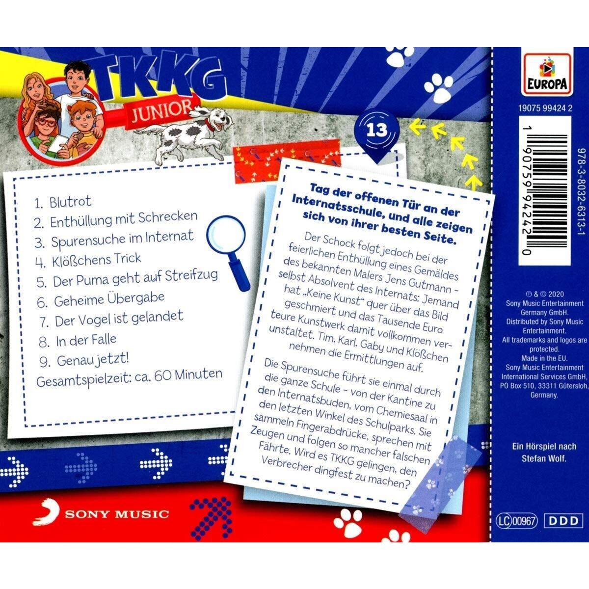 KOSMOS Hörspiel-CD - TKKG Das verpfuschte Gemälde