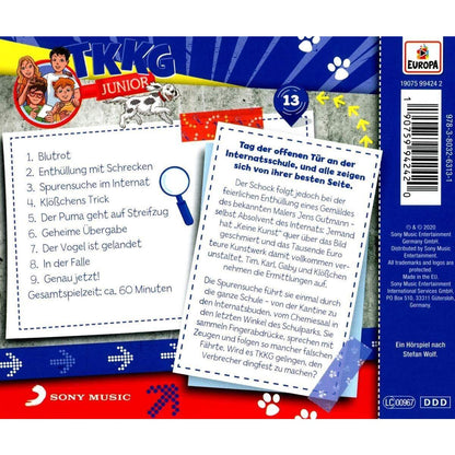 KOSMOS Hörspiel-CD - TKKG Das verpfuschte Gemälde