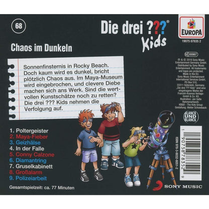 KOSMOS Hörspiel-CD ??? Kids 68 Chaos im Dunkeln