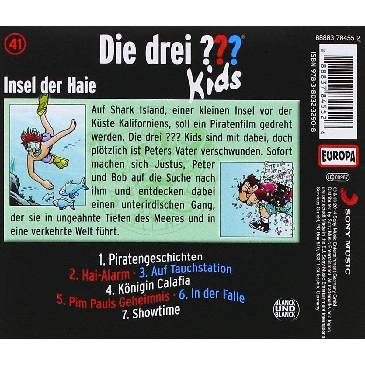 KOSMOS Hörspiel-CD ??? Kids 41 Insel der Haie