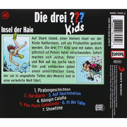 KOSMOS Hörspiel-CD ??? Kids 41 Insel der Haie