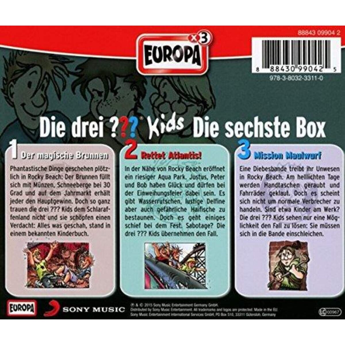 KOSMOS Hörspiel-CD-Box ??? Kids Folgen 16 - 18