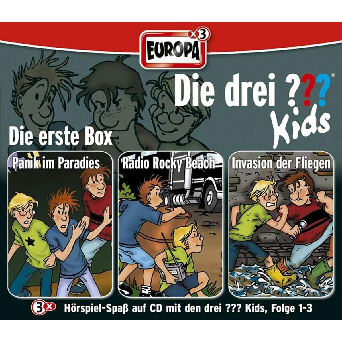 KOSMOS Hörspiel-CD-Box Die drei ??? Kids Folgen 1 - 3