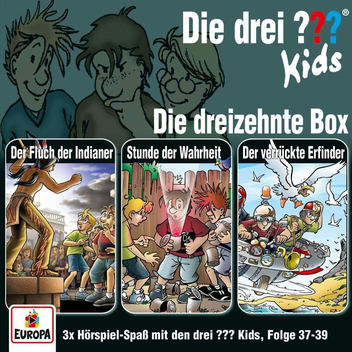 KOSMOS Hörspiel-CD-Box Die drei ??? Kids Folgen 37 - 39
