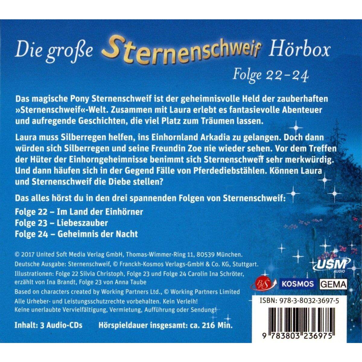 KOSMOS Hörspiel-CD-Box Sternenschweif Folgen 22 - 24