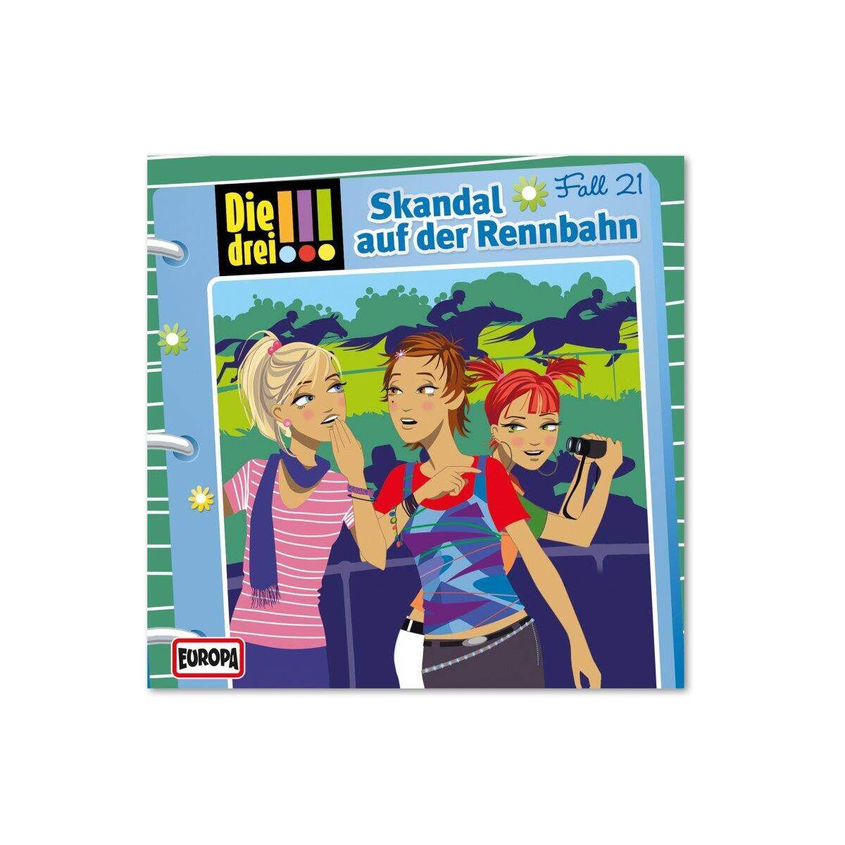 KOSMOS Hörspiel-CD Die drei !!! 21 Skandal auf der Rennbahn
