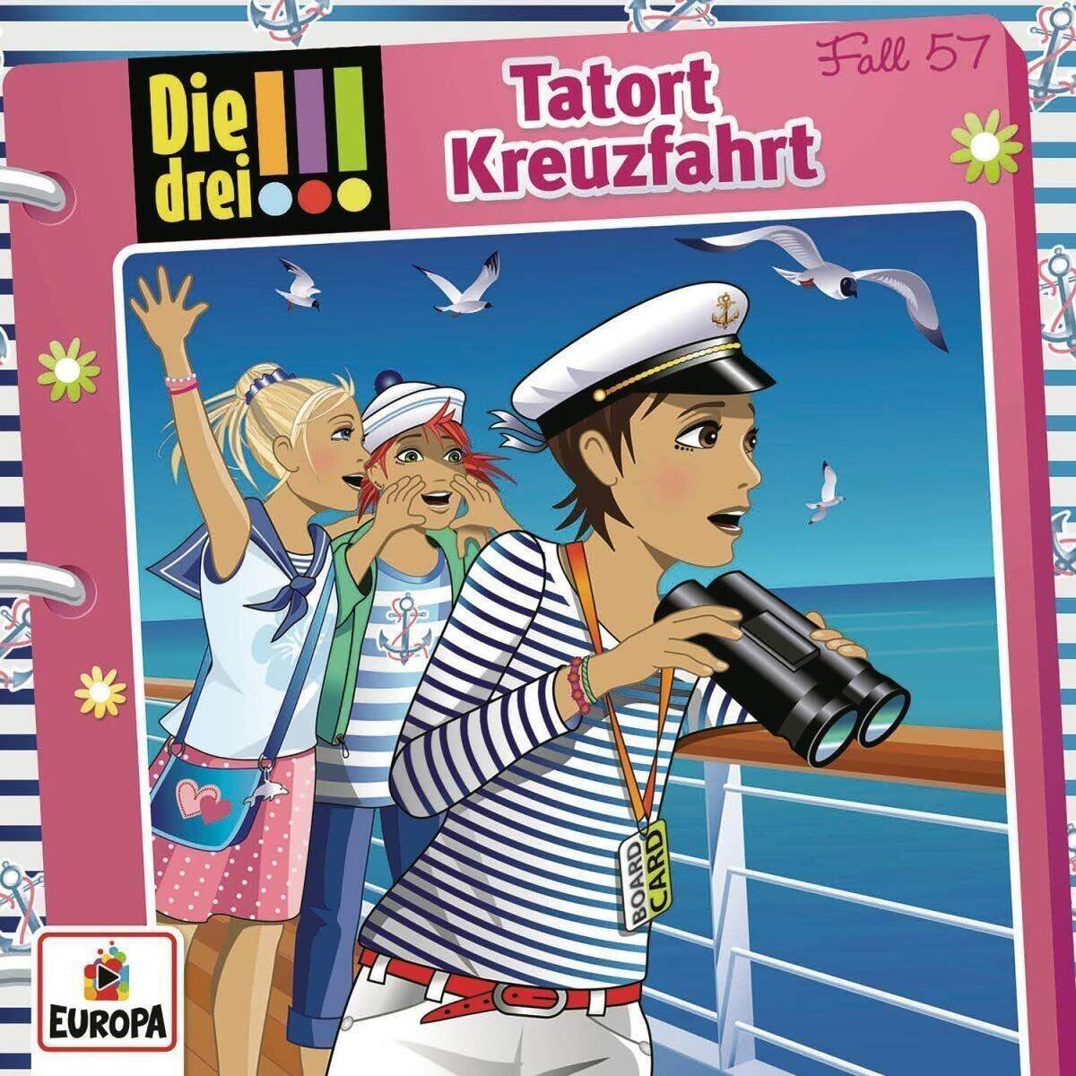 KOSMOS Hörspiel-CD Die drei !!! 57 Tatort Kreuzfahrt