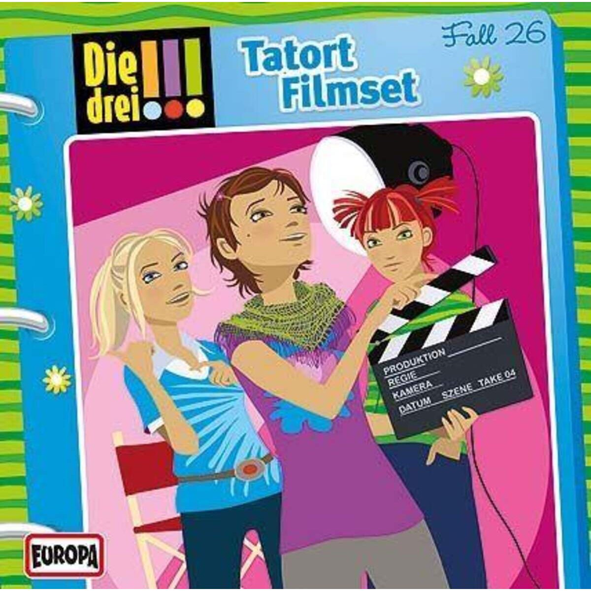KOSMOS Hörspiel-CD Die drei !!! 26 Tatort Filmset