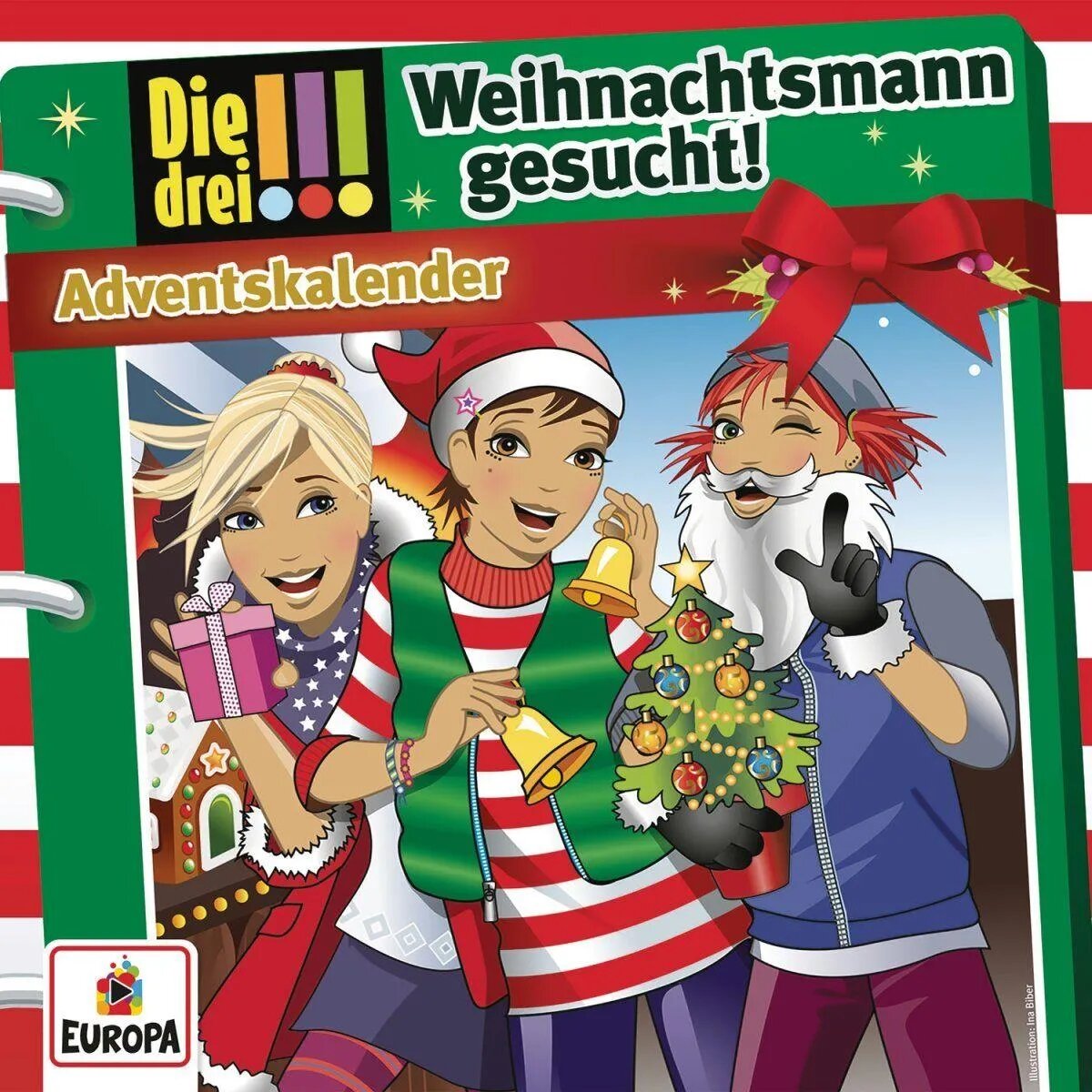 KOSMOS Hörspiel-CD Die drei !!! Adventskalender Weihnachtsmann gesucht