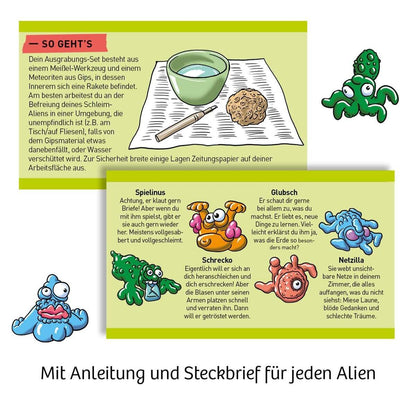 KOSMOS Schleim Aliens Ausgrabungsspaß, sortiert