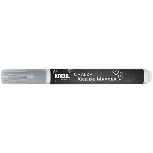 KREUL Chalky Kreidemarker medium Silver Show
