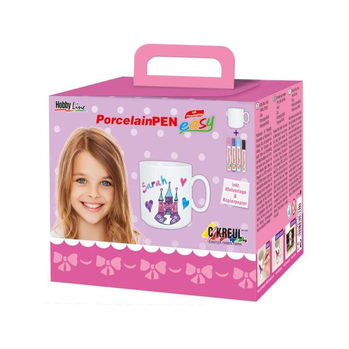 KREUL PorcelainPen easy Tassen Set Mädchen