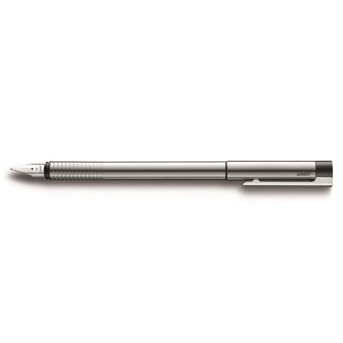 LAMY 5002 005 Füllhalter Logo F silber, rundmattiert