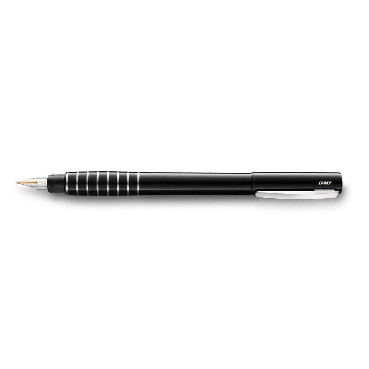 LAMY accent Füllhalter schwarz diamantiert goldene Feder OM