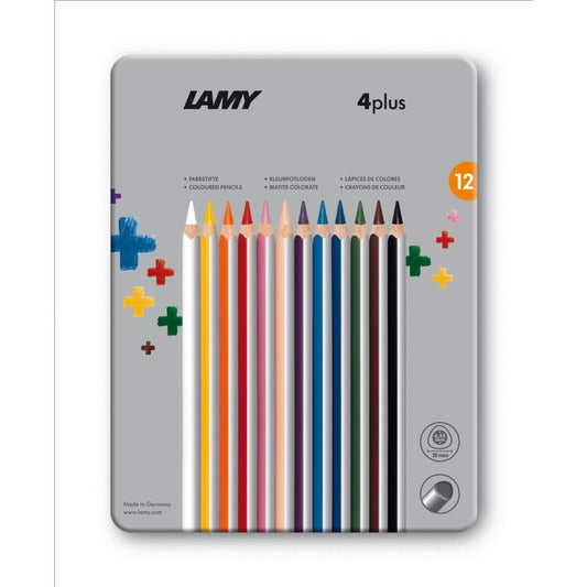 LAMY Farbstift 4plus 12er in Metallbox