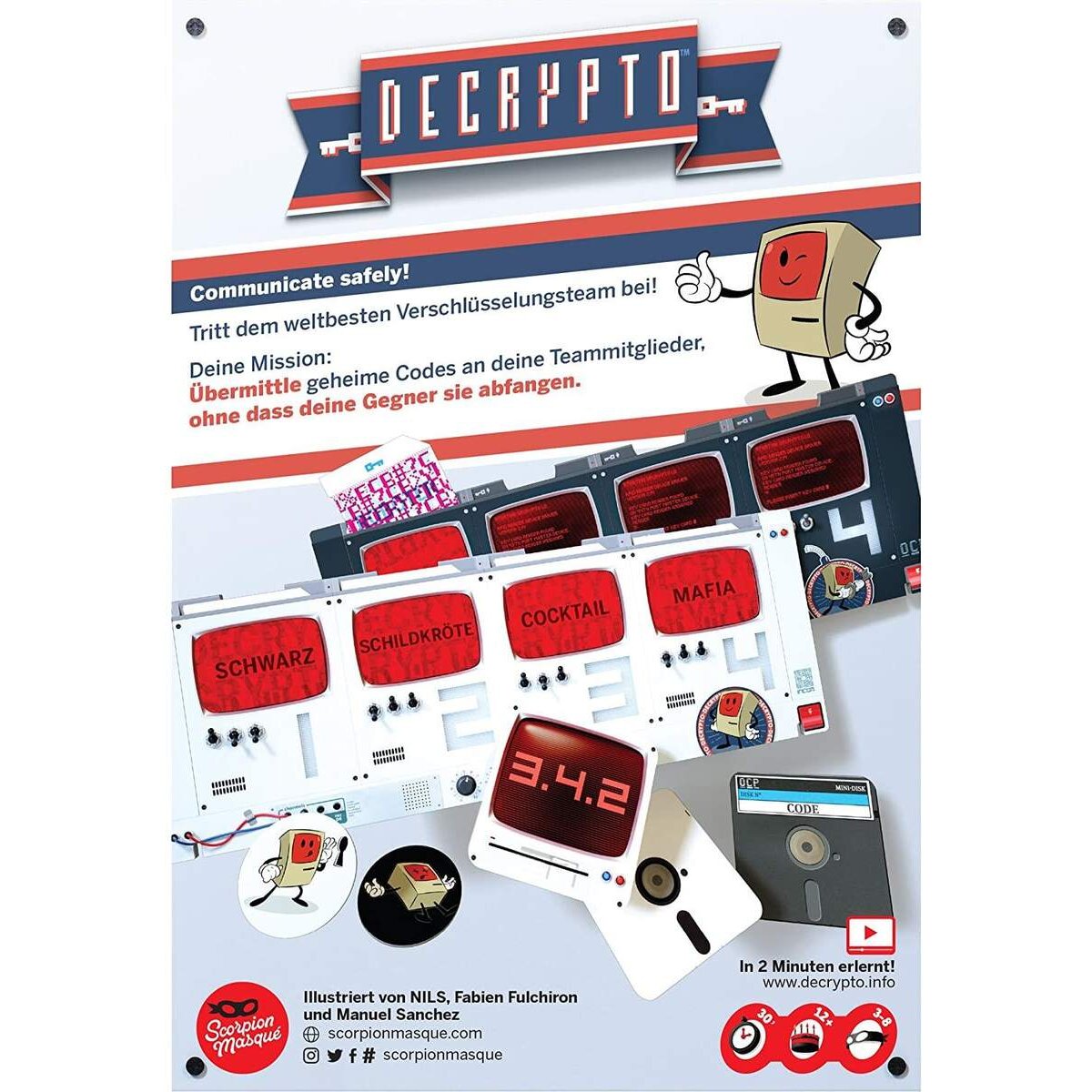 Asmodee Le Scorpion Masque - Decrypto