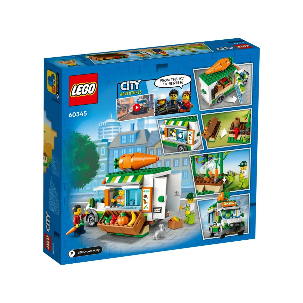 LEGO® City 60345 Gemüse-Lieferwagen