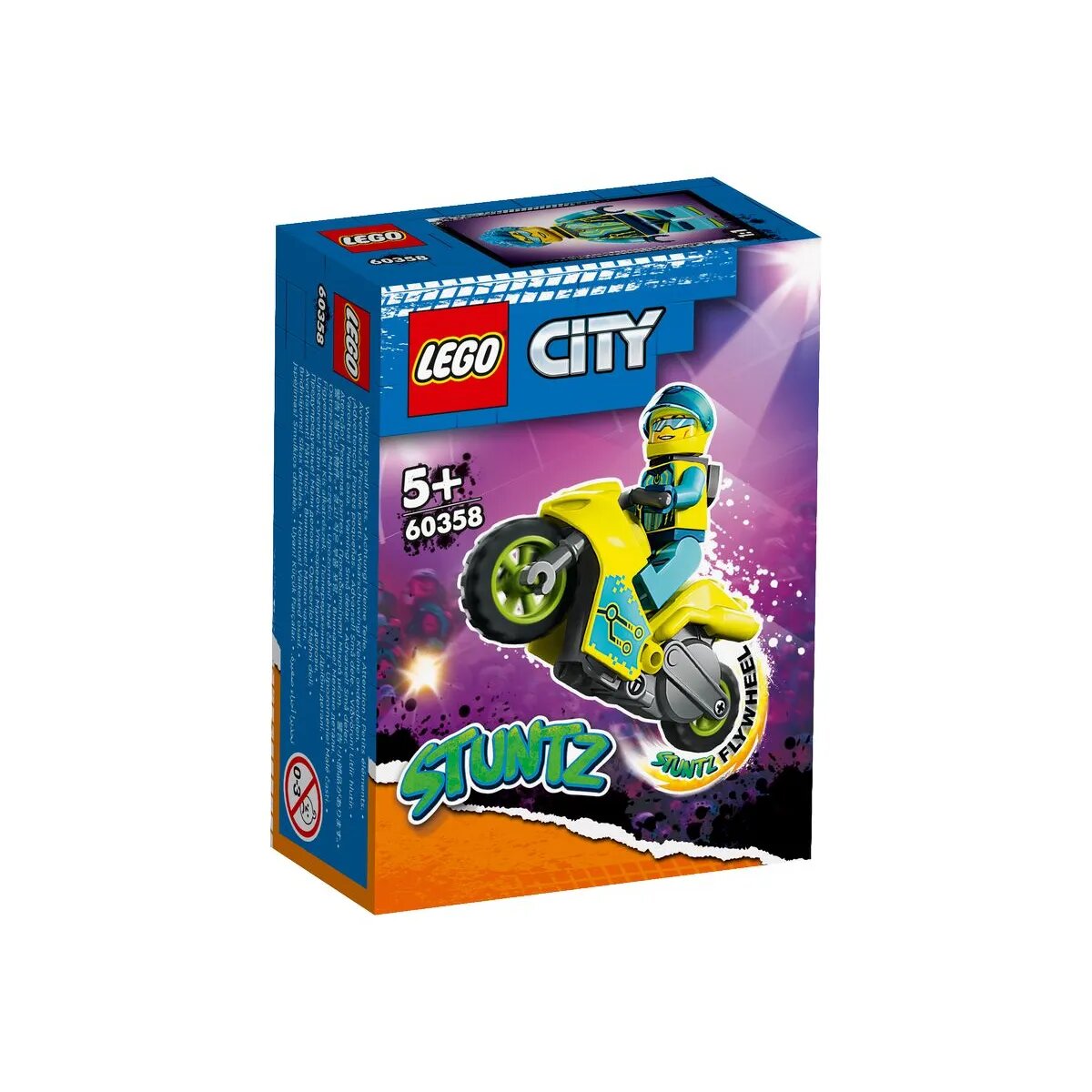 LEGO® City Stunt 60358 Cyber-Stuntbike