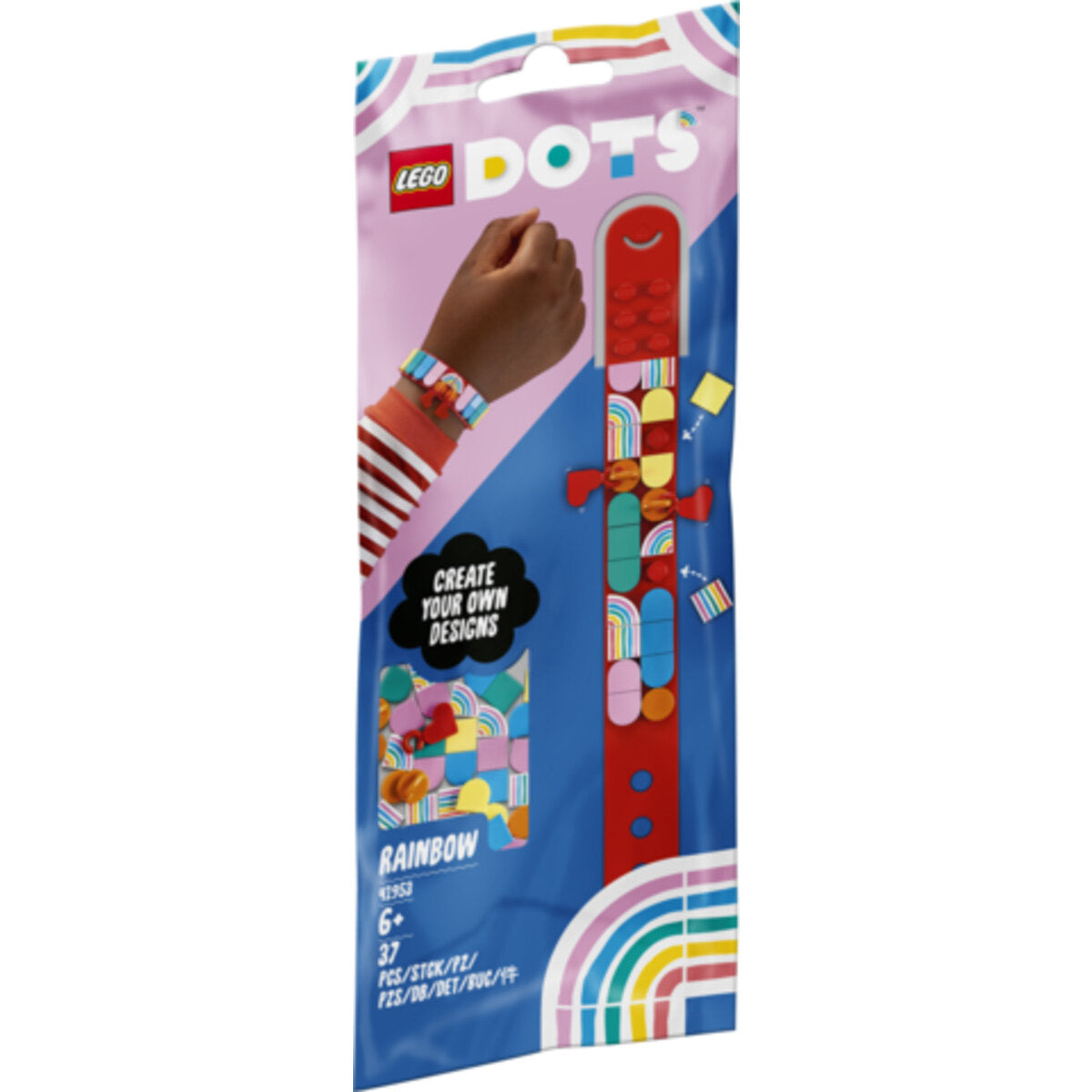 LEGO® DOTS 41953 Regenbogen Armband mit Anhängern