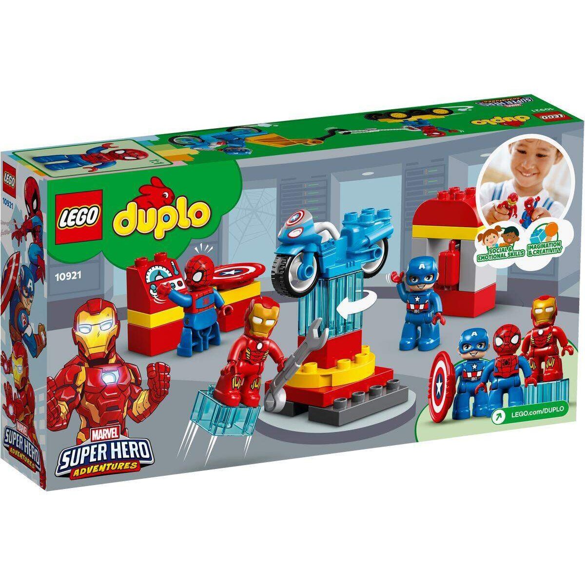LEGO® DUPLO® Marvel 10921 Iron Mans Labor-Treffpunkt