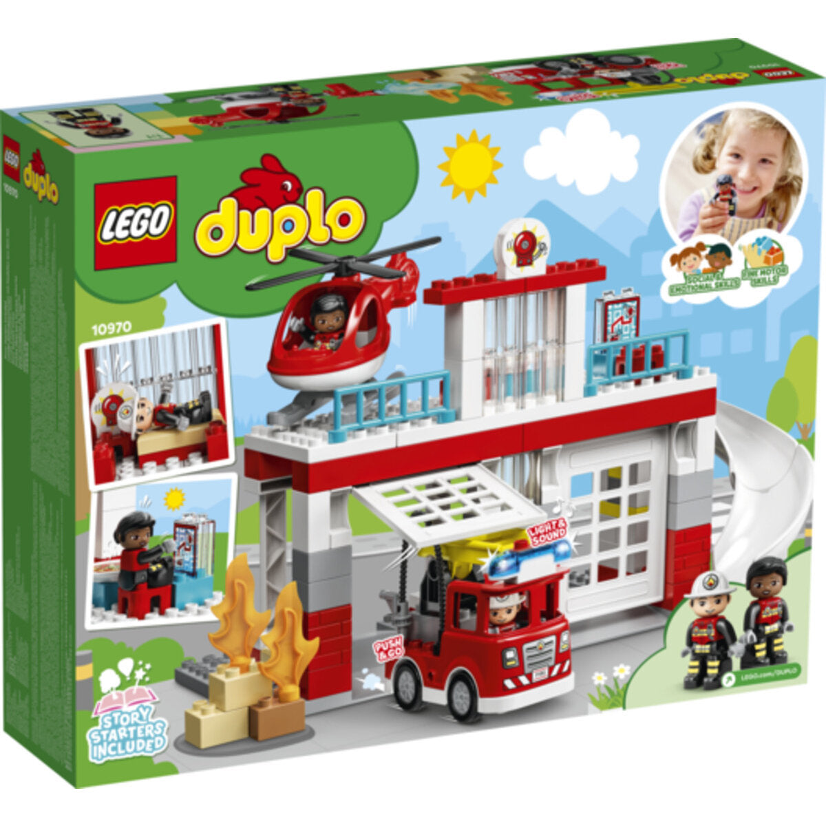 LEGO® DUPLO® Town 10970 Feuerwehrwache mit Hubschrauber