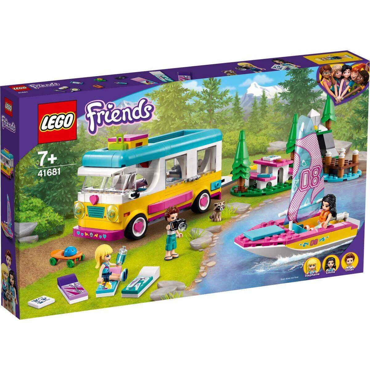 LEGO® Friends 41681 Wohnmobil- und Segelbootausflug