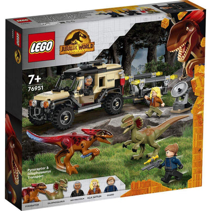 LEGO® Jurassic World™ 76951 Pyroraptor & Dilophosaurus Transport
