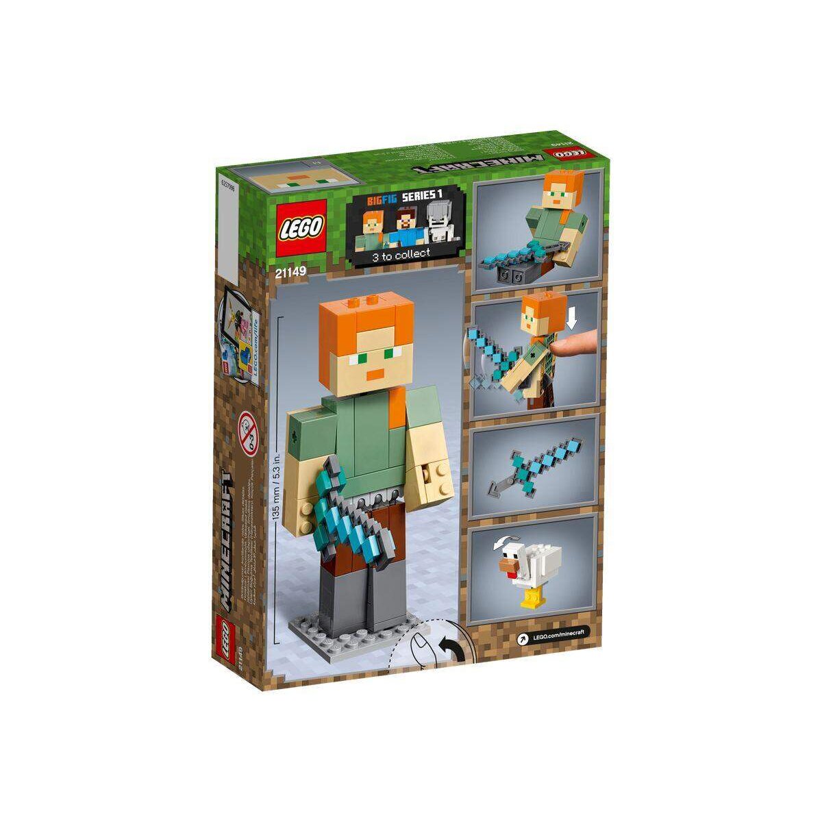 LEGO® Minecraft™ 21149 BigFig Alex mit Huhn