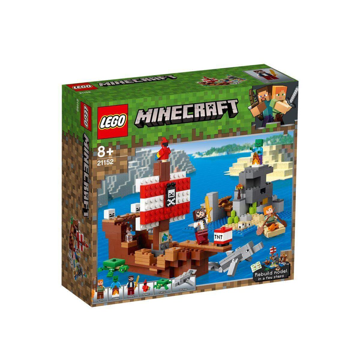LEGO® Minecraft™ 21152 Das Piratenschiff-Abenteuer