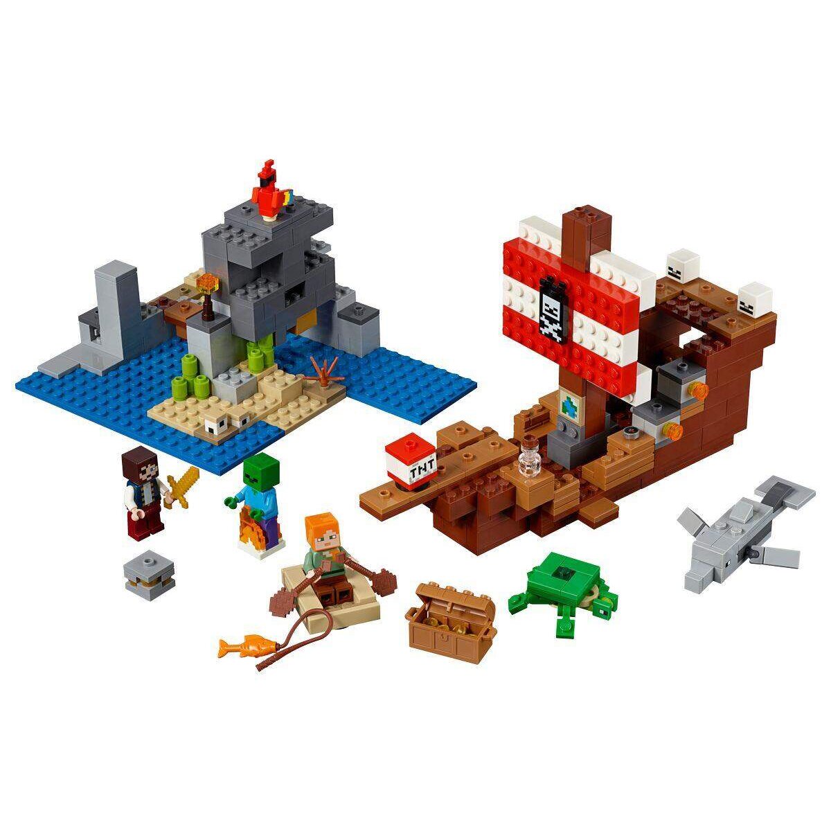 LEGO® Minecraft™ 21152 Das Piratenschiff-Abenteuer