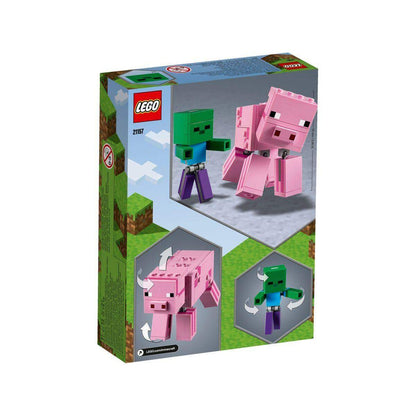 LEGO® Minecraft™ BigFig Schwein mit Zombiebaby
