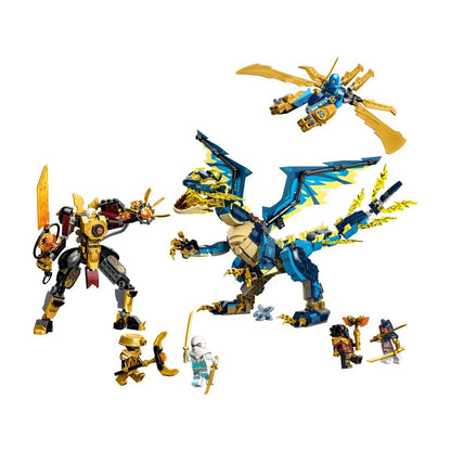 LEGO® NINJAGO® 71796 Kaiserliches Mech-Duell gegen den Elementardrachen