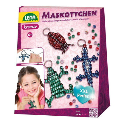 LENA® Bastelset Maskottchen XXL Perlen