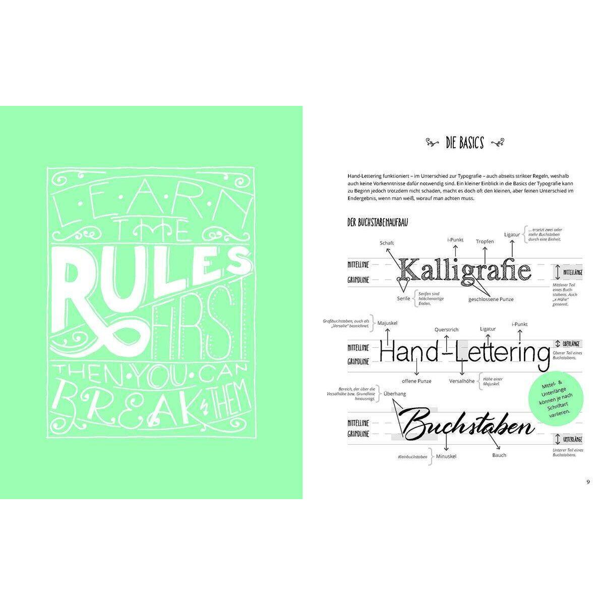 Lingen Verlag Handlettering: Schöne Schriften - Schritt für Schritt